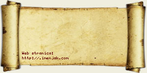 Mina Veskov vizit kartica